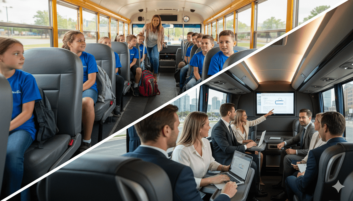 From School Trips to Corporate Events: Choosing the Right Bus