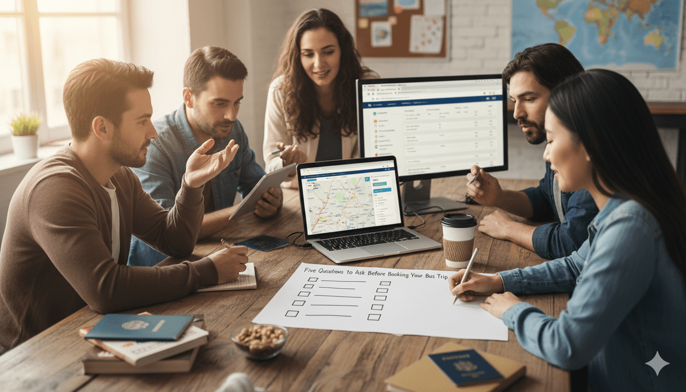 How Many Seats Are on a Charter Bus?