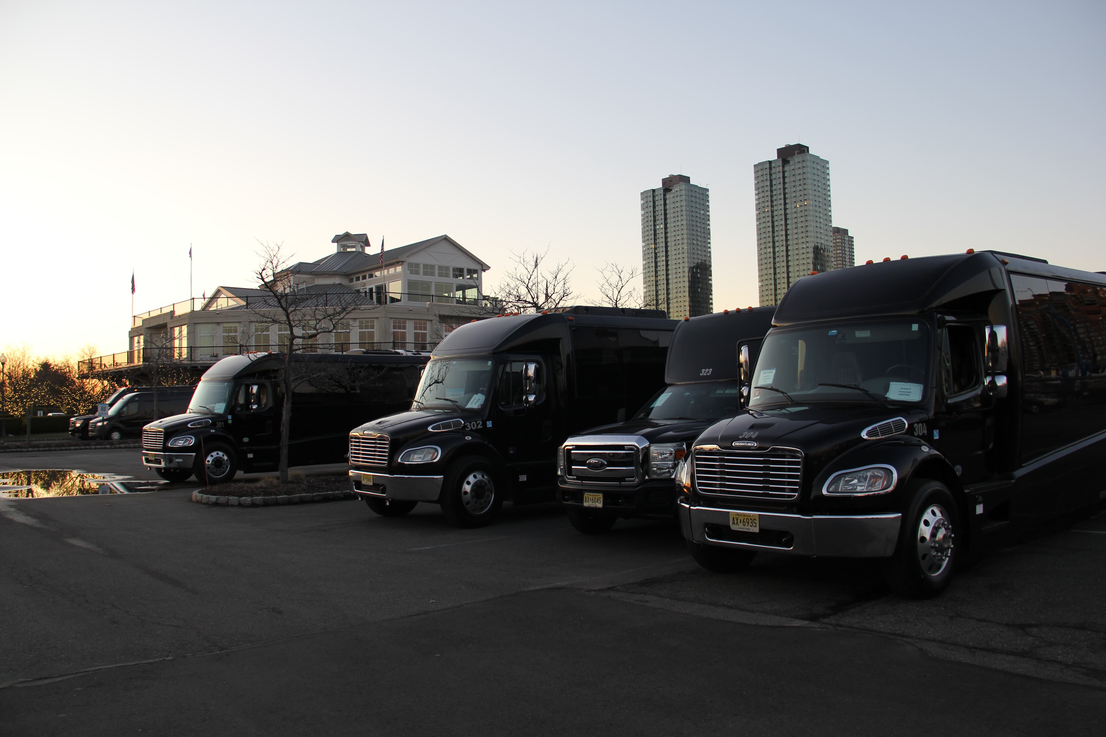 Affordable Charter motorcoach lineup